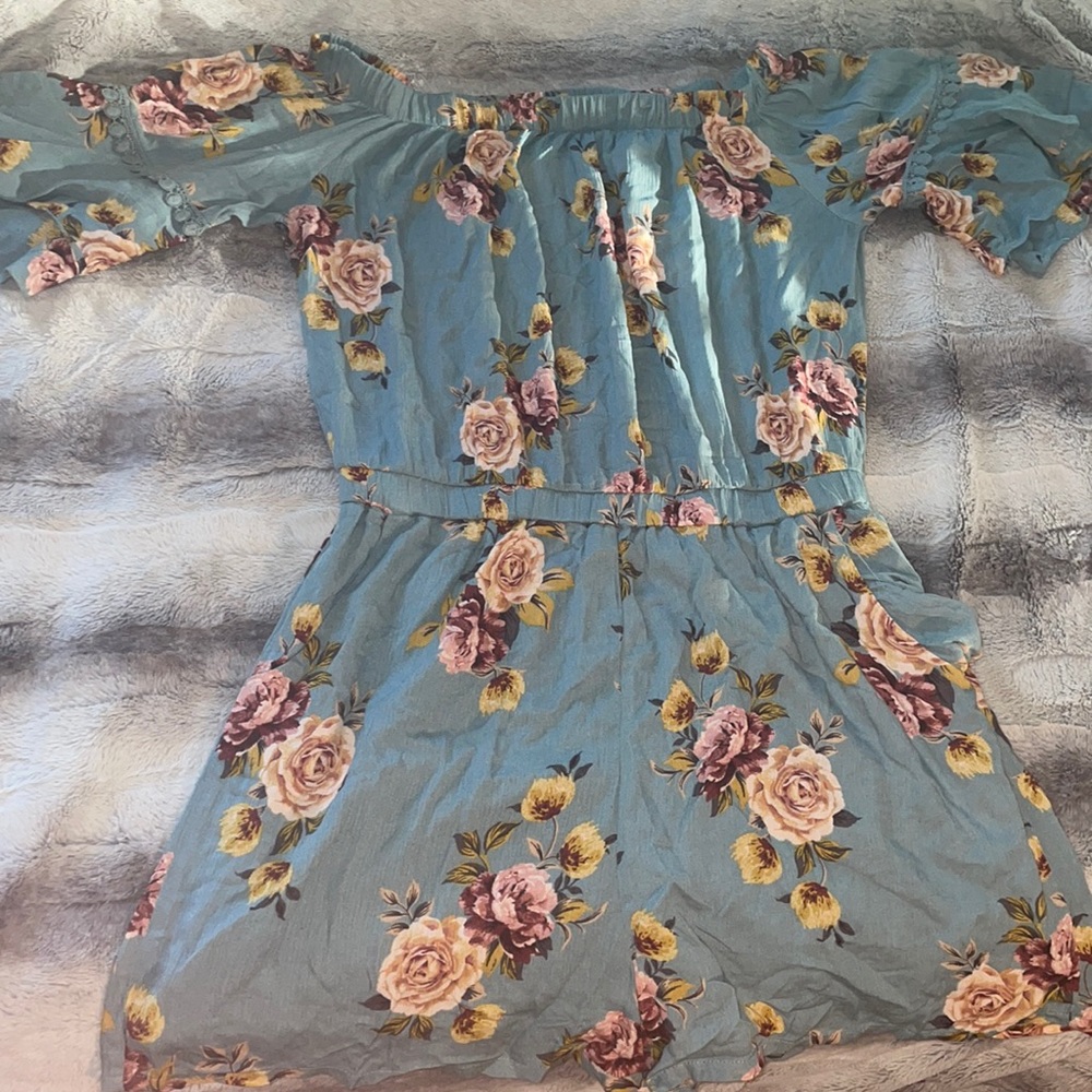 Cute Floral Summer Romper